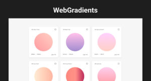 WebGradients - 網頁設計師的 6 個實用小工具分享